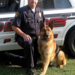 Sgt. Brad Balasa with K-9 Hess from the Nappanee Indiana Police Department