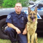 Darin Clifton and K-9 Topfic from Washington Indiana Police Dept.