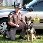 Deputy Eric Blodgett with K-9 Keno of the Decatur County Indiana Sheriff's Dept.