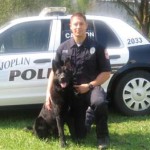 Adam Brannin with K-9 Ace Joplin Missouri Police Department