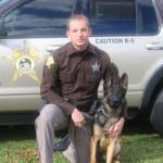 Officer Brian Gill with K-9 Dolar Porter County Indiana Sheriffs Dept.