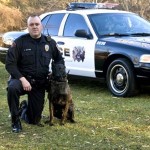 Ptl. Grathen with K-9 Rex from the Elkhart City Indiana Police Department
