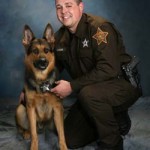 Officer Kruger with K-9 Baron Elkhart County Sheriffs Dept.