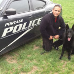 K9 Bomber with Officer K Lerch Portage PD
