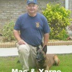 Mac McGlamery with K-9 Yarno Pine City Georgia Police Dept.