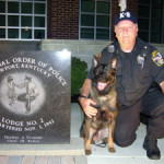 Bruce Markus with K-9 Layco from the Newport Kentucky Police Department