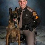 Sgt. Mike McHenry with K-9 Falco Elkhart County Sheriffs Dept.