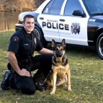 Cpl. Oldroyd with K-9 Neko from the Elkhart City Indiana Police Department