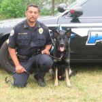 Sgt. Rich Rivera with K-9 Rafel East Chicago Indiana Police Department