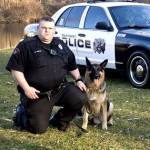 Ptl. Wade with K-9 Jeb from the Elkhart City Indiana Police Department
