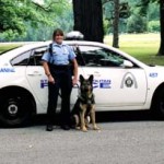 Kathy Wiedemann with K-9 Sully St. Louis Metropolitan Police Department Trained by St. Louis PD