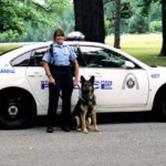 Kathy Wiedemann with K-9 Sully St. Louis Metropolitan Police Department Trained by St. Louis PD